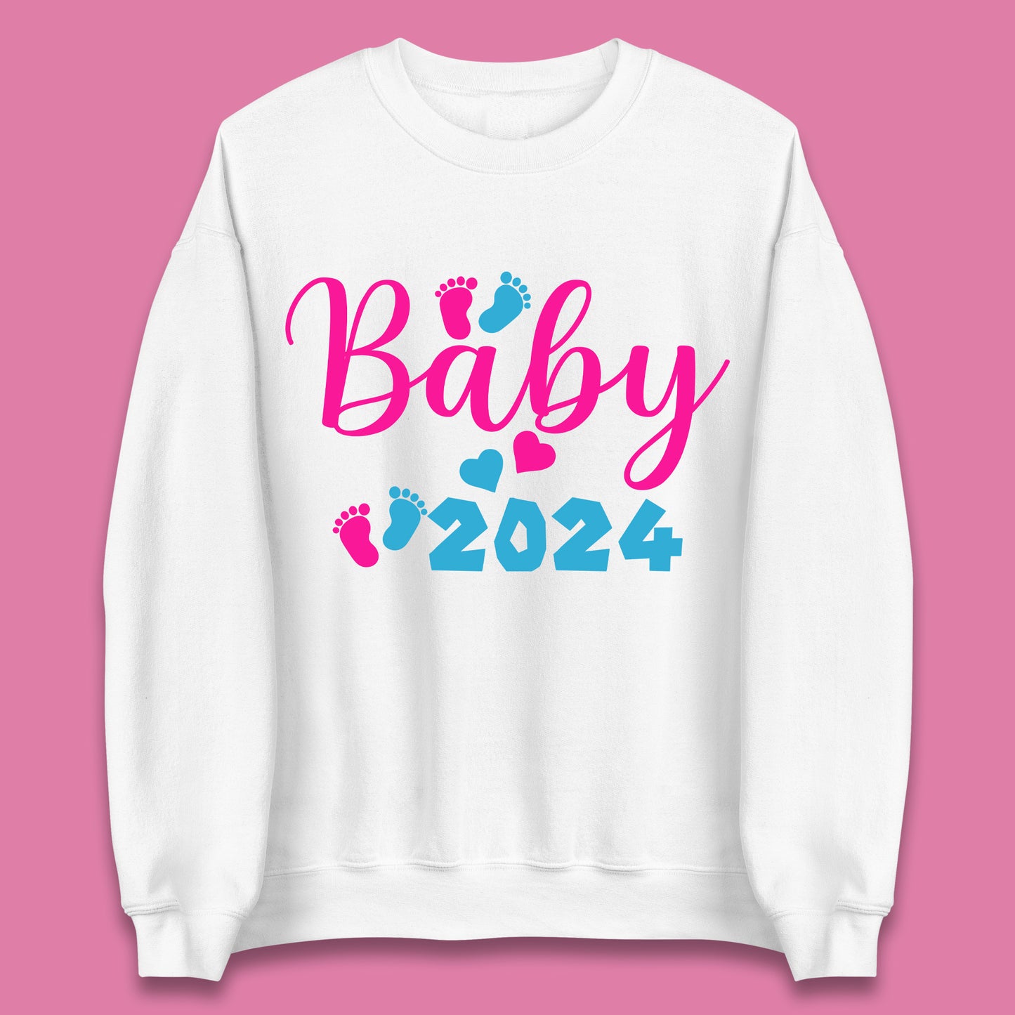 Baby 2024 Pregnancy Announcement Unisex Sweatshirt