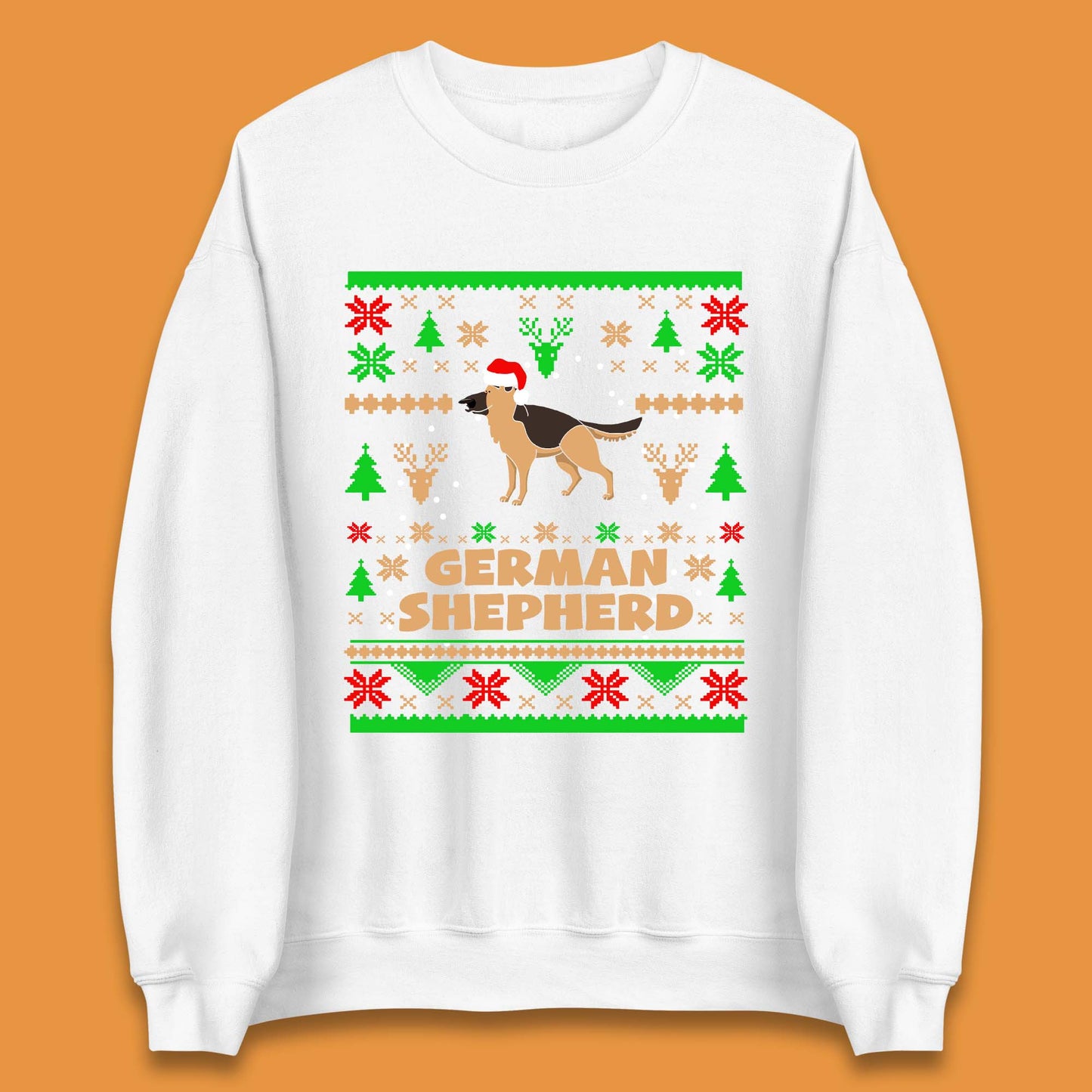 German Shepherd Dog Christmas Unisex Sweatshirt