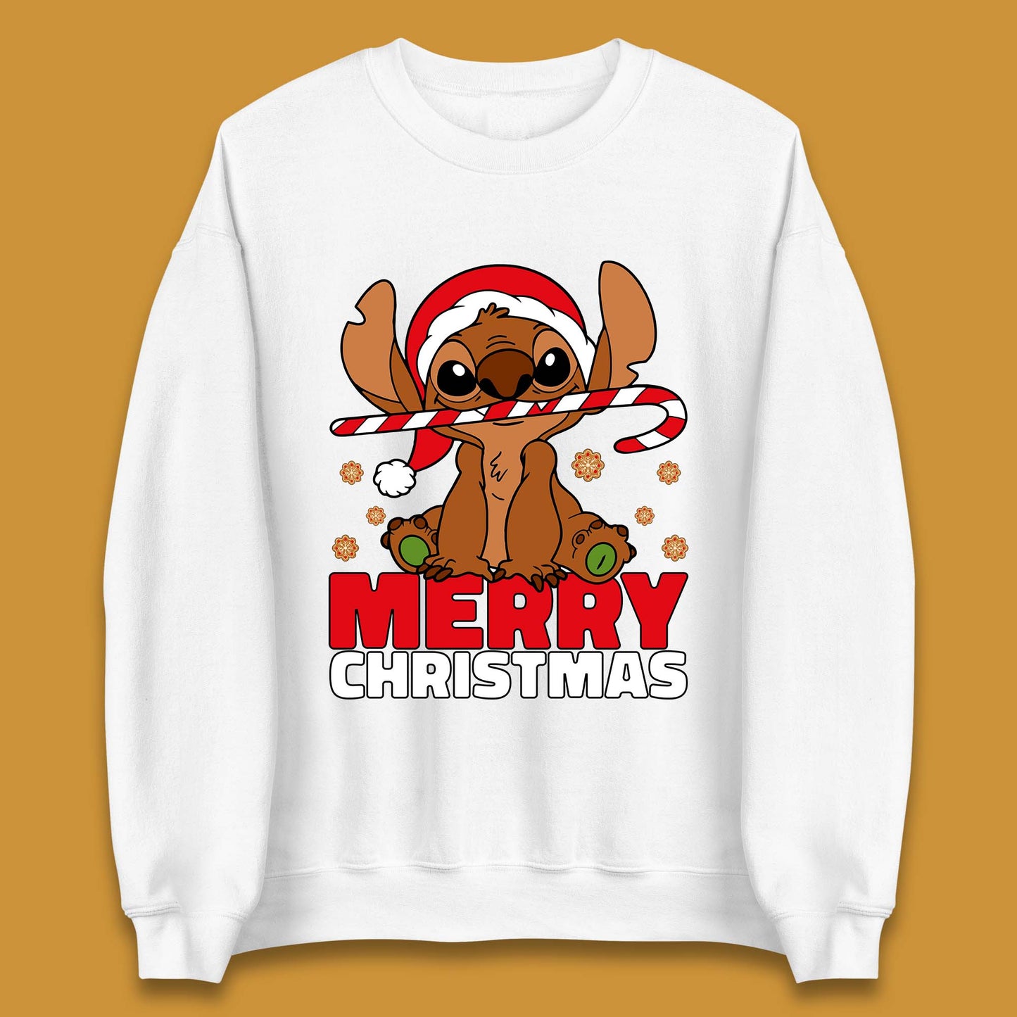 Gingerbread Stitch Christmas Unisex Sweatshirt