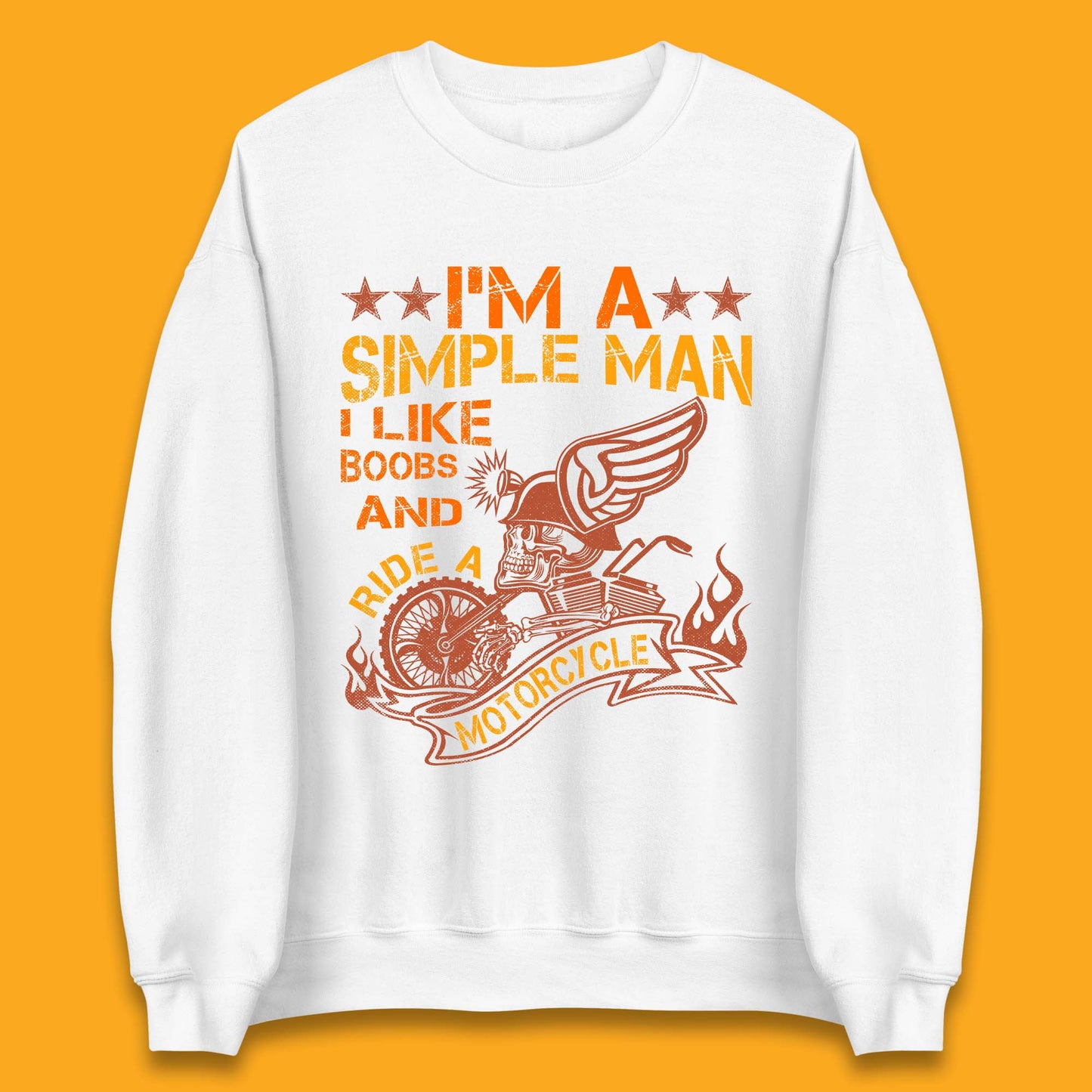 Boobs And Motorcycle Unisex Sweatshirt