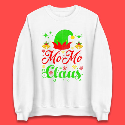 christmas momo claus elf hat sweatshirt