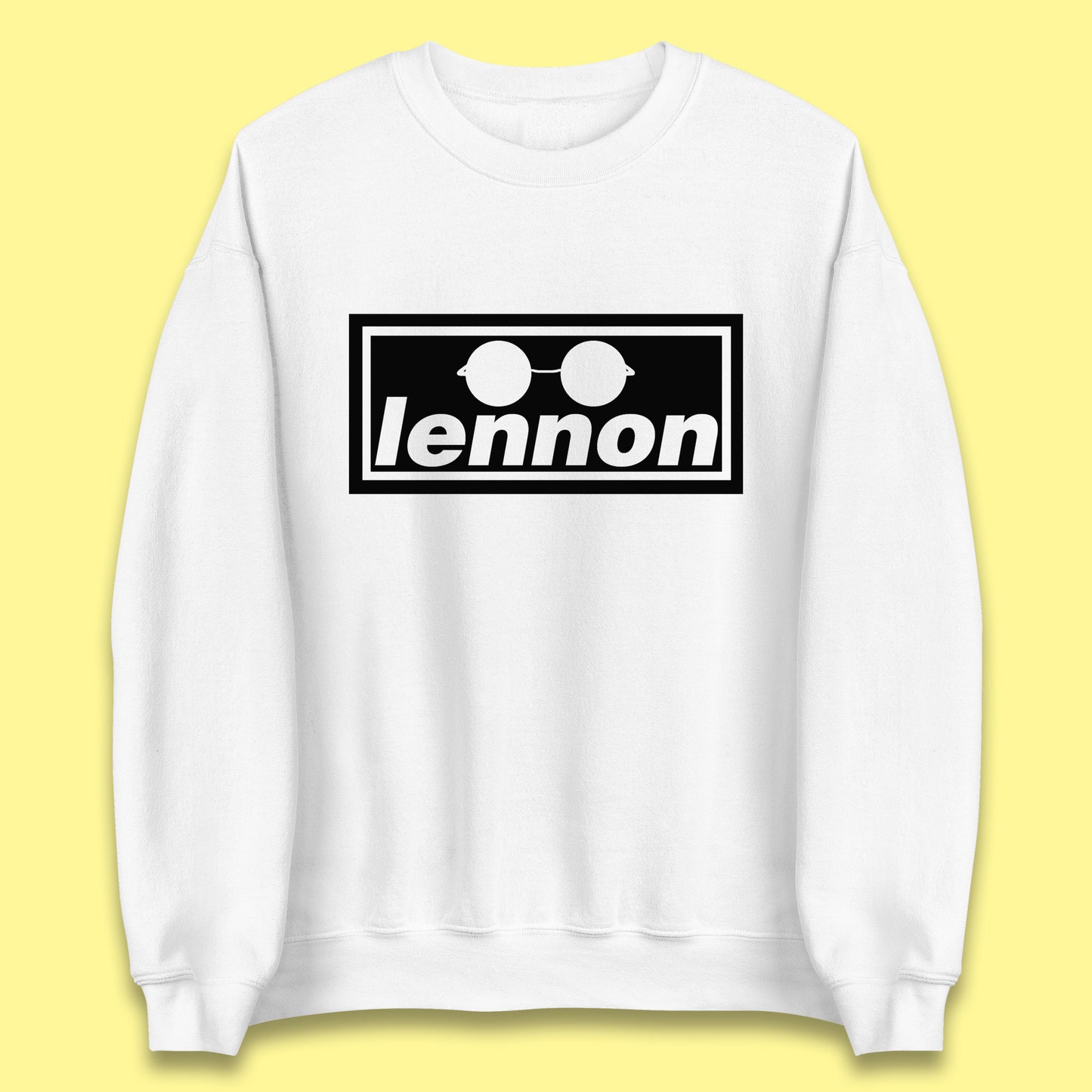 Lennon British Beatles Band John Lennon Singer Songwriter Musician Lennon Glasses Unisex Sweatshirt