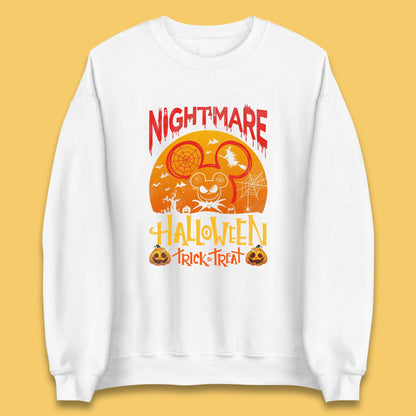 halloween mickey mouse jack skellington sweatshirt