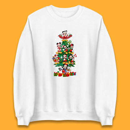 mickey mouse christmas tree sweater