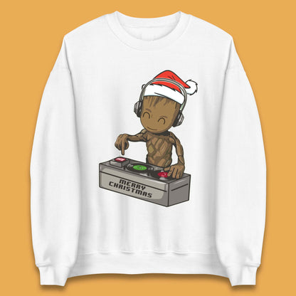 Baby Groot DJ Christmas Unisex Sweatshirt