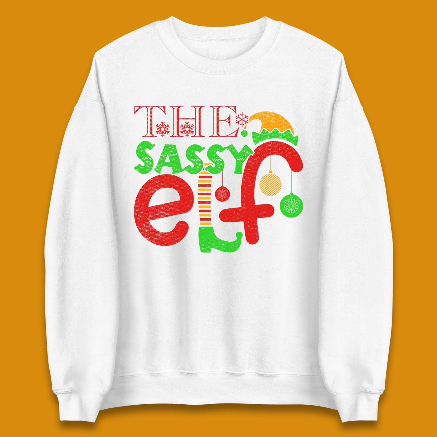 The Sassy Elf Christmas Unisex Sweatshirt