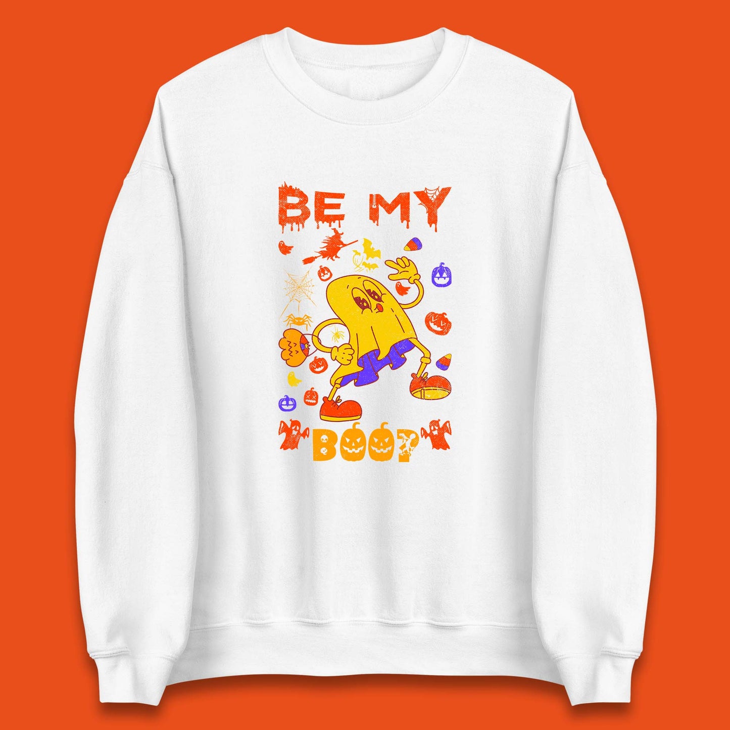 Bee My Boo Happy Halloween Boo Ghost Matching Costume Horror Scary Unisex Sweatshirt