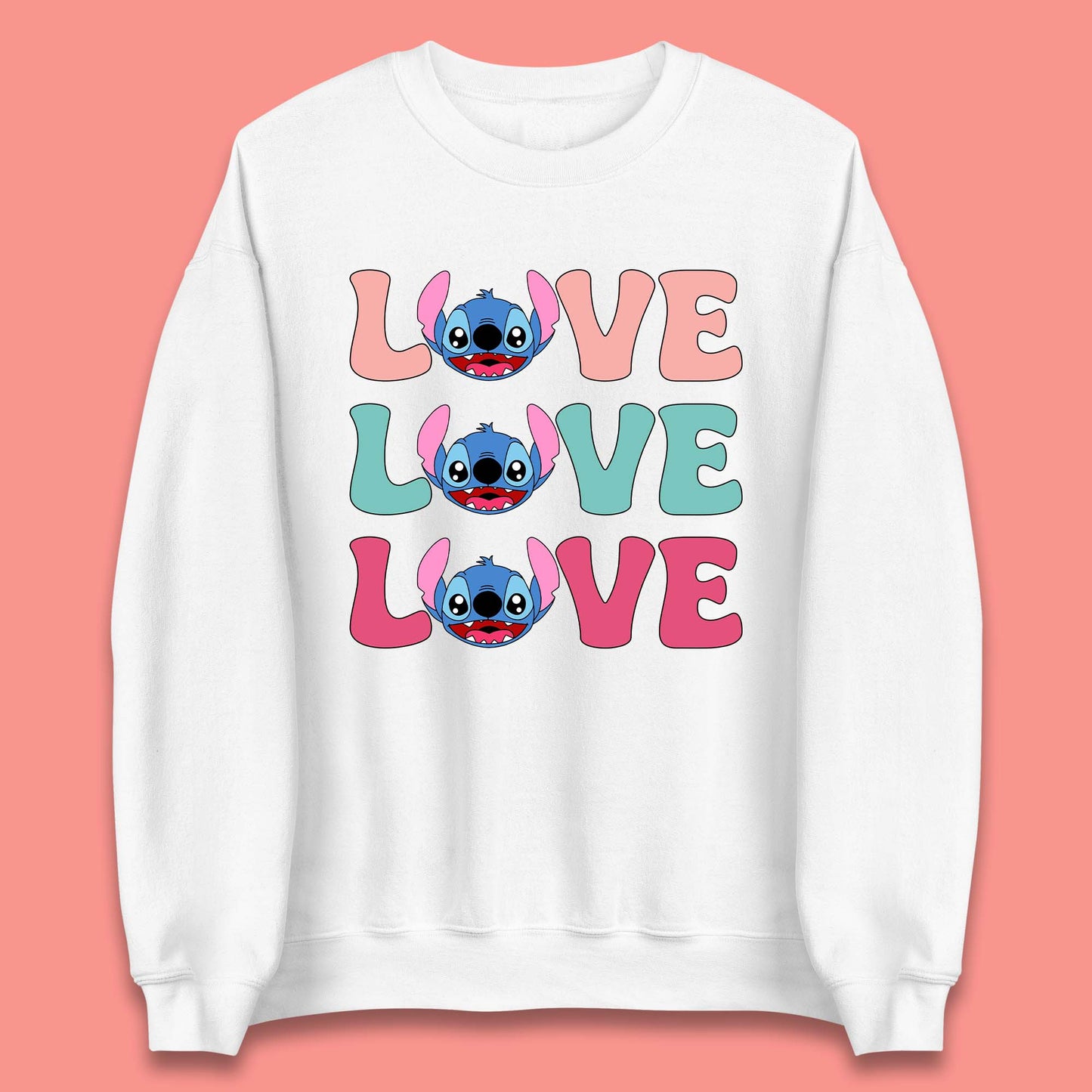 Stitch Love Valentines Unisex Sweatshirt