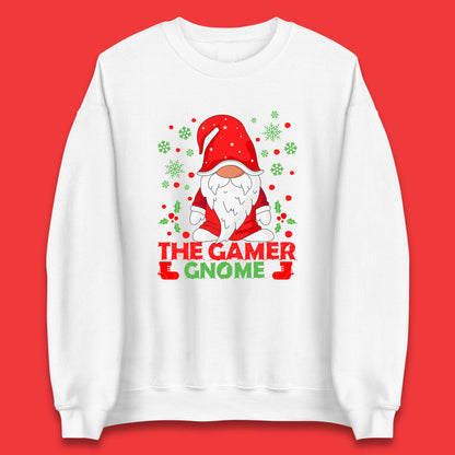 the gamer gnome christmas sweatshirt