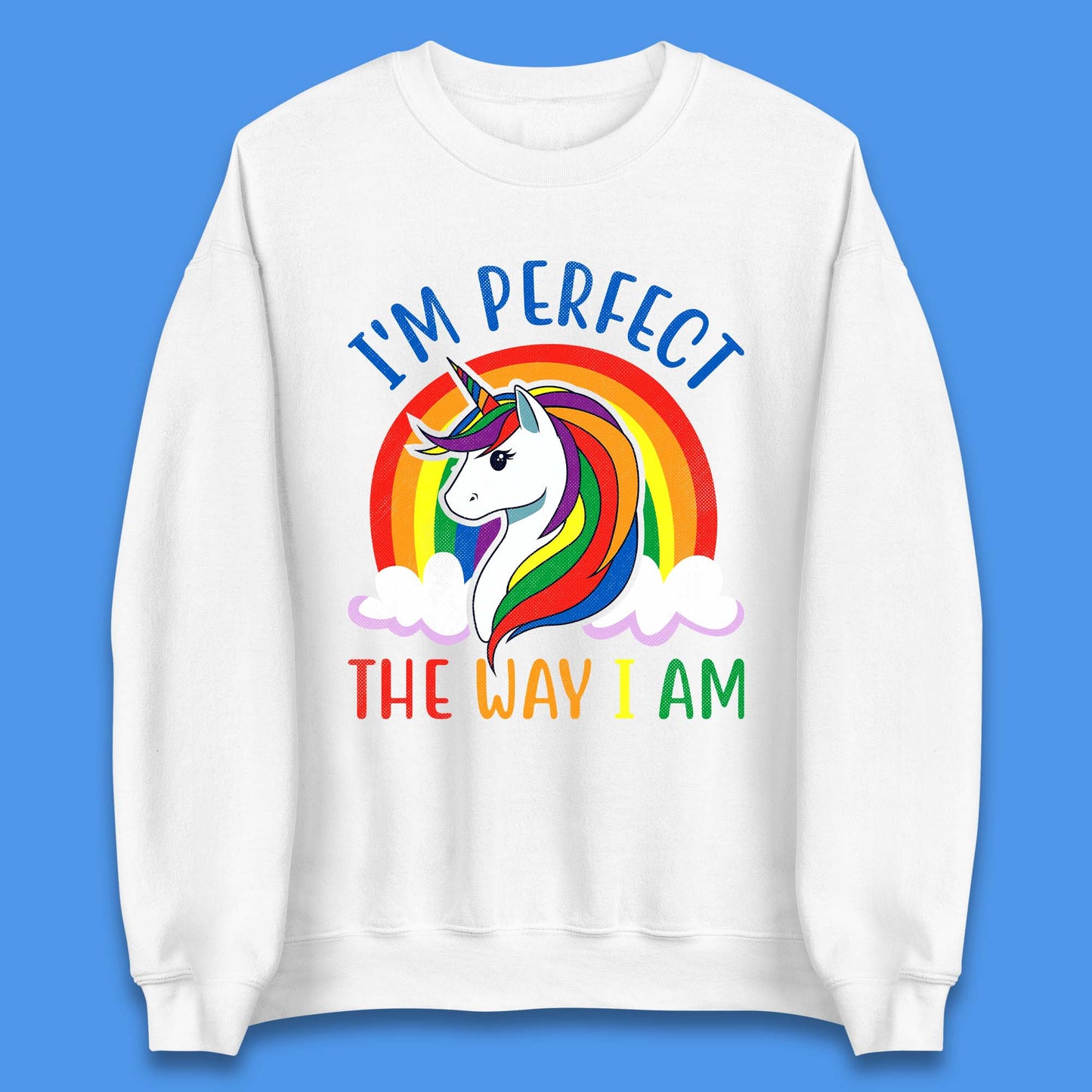 Rainbow Unicorn LGBT Pride Unisex Sweatshirt