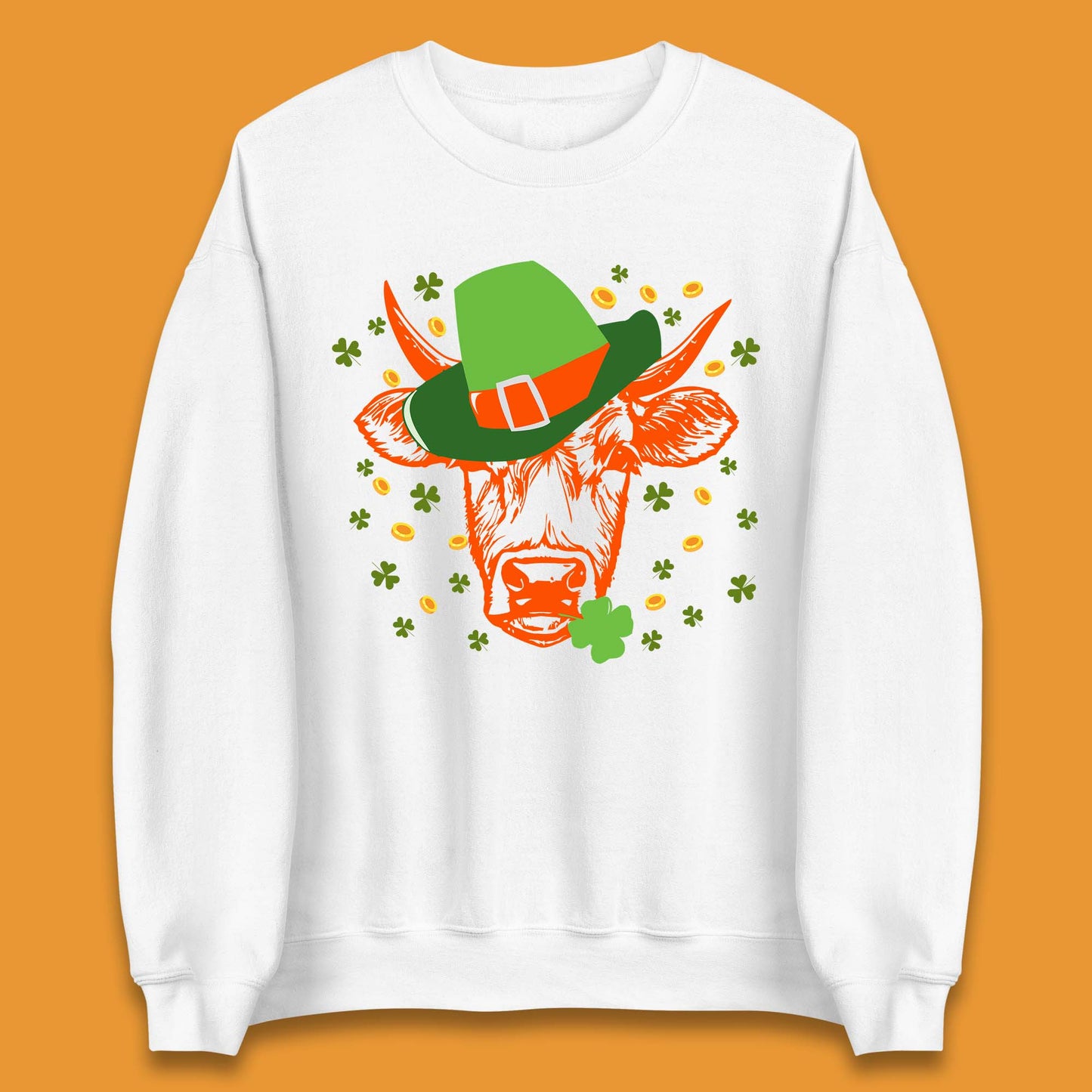 St Patrick's Cow Unisex Sweatshirt