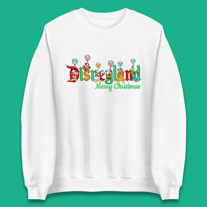 disneyland merry christmas disney mickey and friends sweatshirt