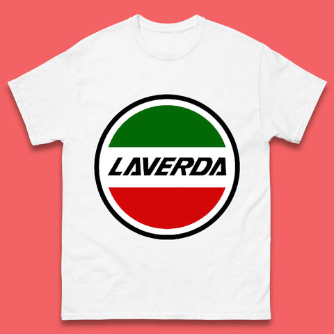 Laverda Motorcycle Vintage Logo Italian Motorcycle A Passion For Excellence Mens Tee Top