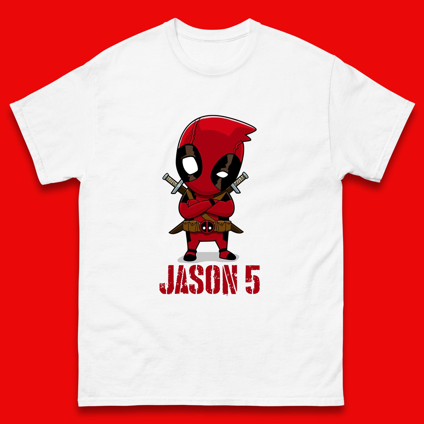 Personalised Deadpool T Shirt for Sale