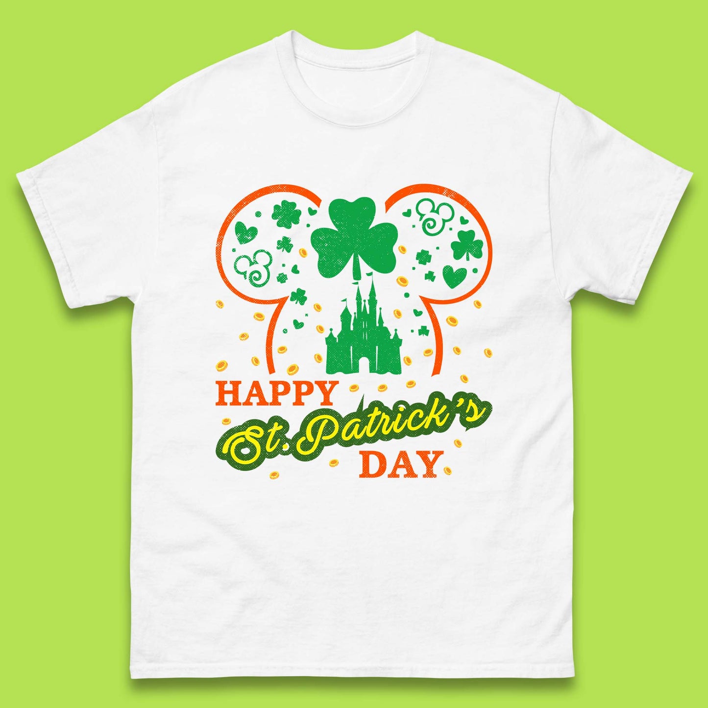 Disney Happy St. Patrick's Day Mens T-Shirt