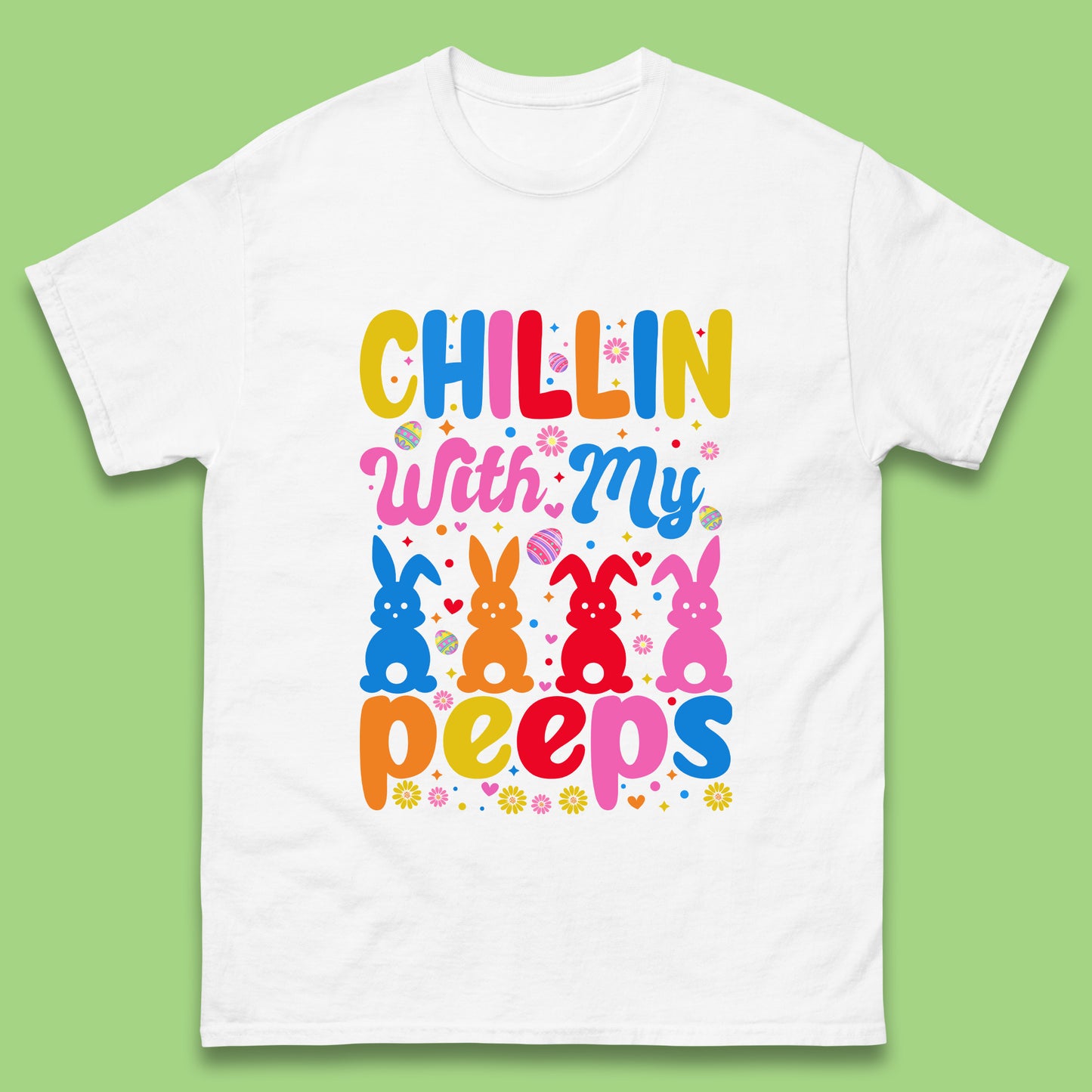 Chillin With My Peeps Mens T-Shirt