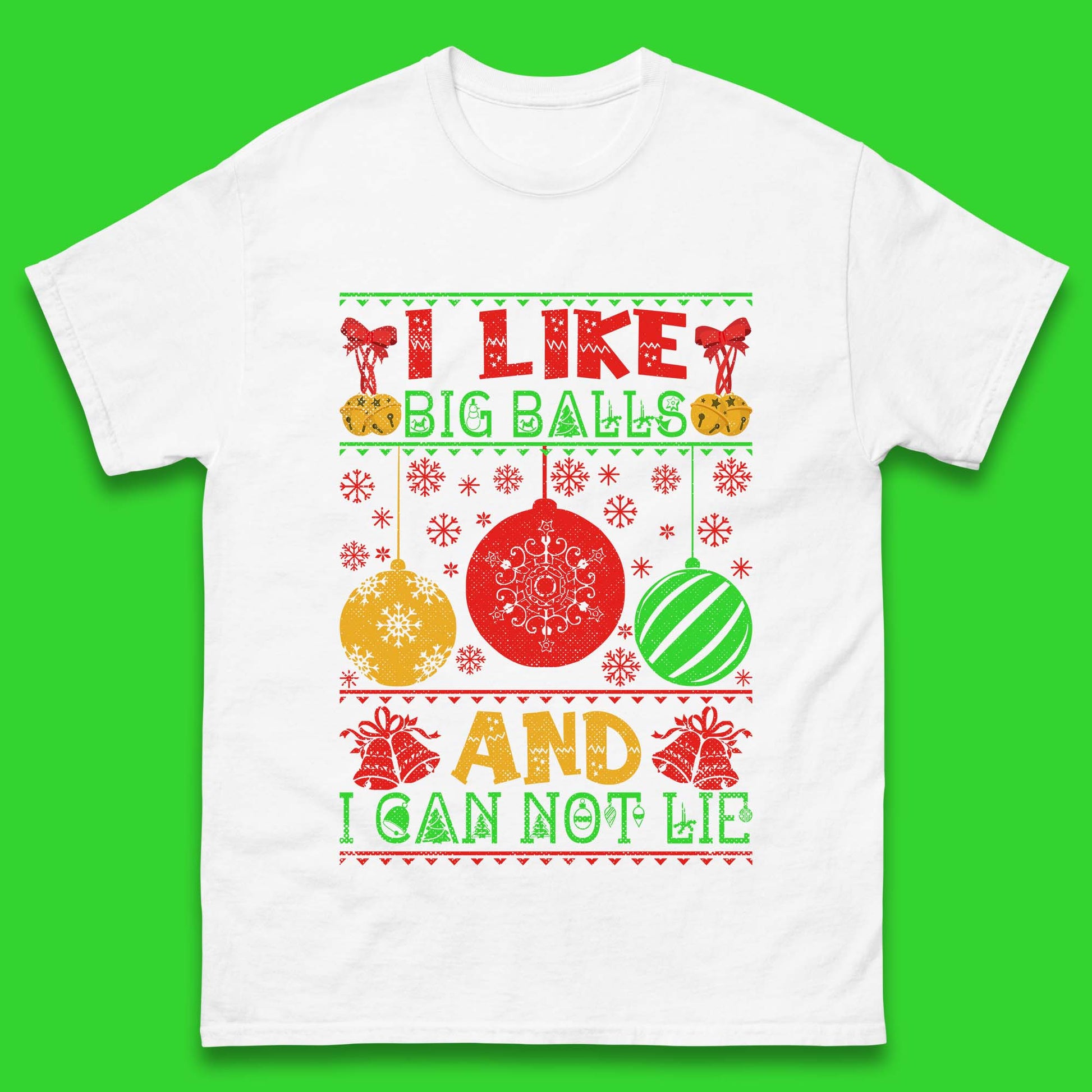 funny balls christmas t shirt