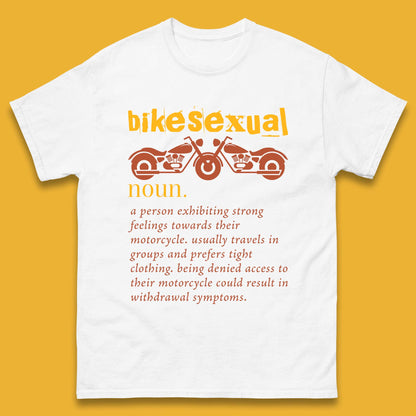 Bikesexual Definition Mens T-Shirt