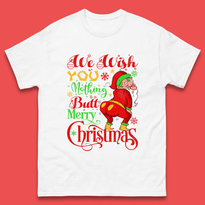 naughty santa christmas t shirt