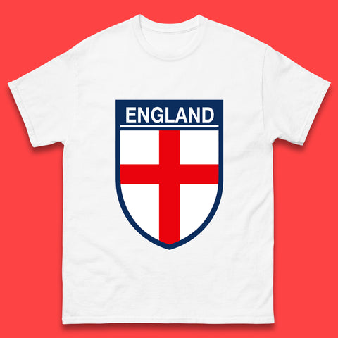 Flag of England Shield Printed T-Shirt