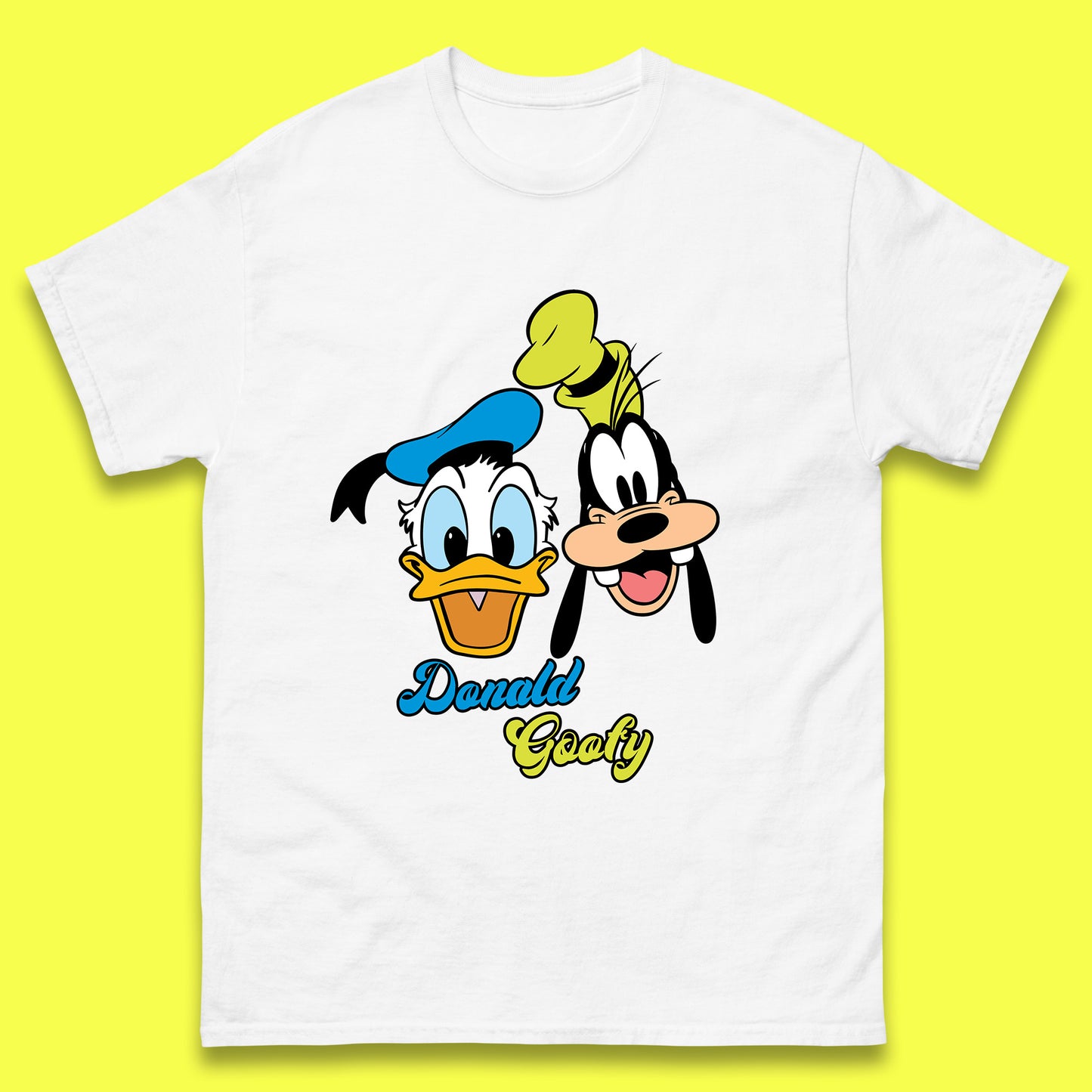 Disney Cartoon Characters Donald Duck And Pluto Goofy Face Disney World Trip Disney Vacation Mens Tee Top