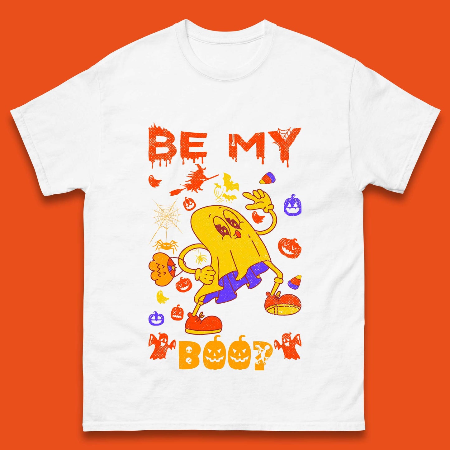 Bee My Boo Happy Halloween Boo Ghost Matching Costume Horror Scary Mens Tee Top