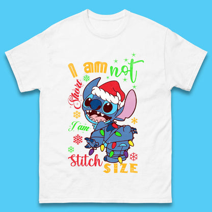 Stitch Size Christmas Mens T-Shirt