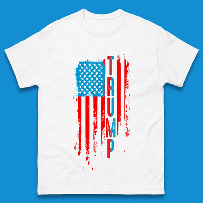 Trump's America USA Flag Patriotic Donald Trump Pro America Election 2024 Mens Tee Top