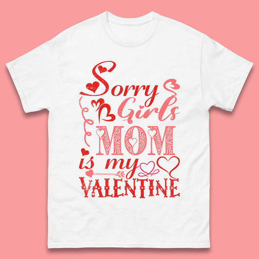 Mom Is My Valentine Mens T-Shirt