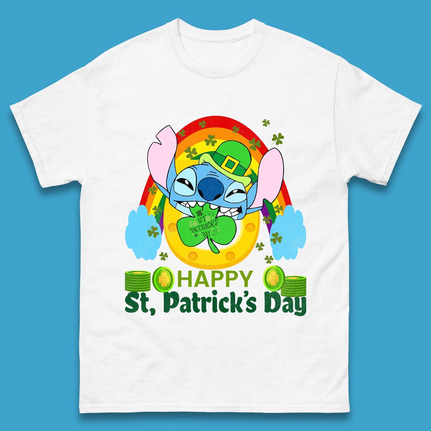 St. Patrick's Day Stitch Mens T-Shirt