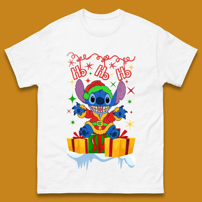 Elf Stitch Christmas Mens T-Shirt