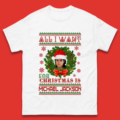 Michael Jackson Christmas Mens T-Shirt