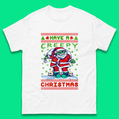 zombie santa claus t shirt