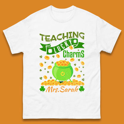 Personalised Teaching Lucky Charm Mens T-Shirt