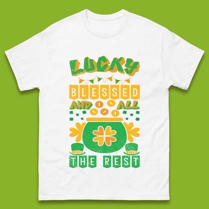 Lucky Blessed and All the Rest Mens T-Shirt