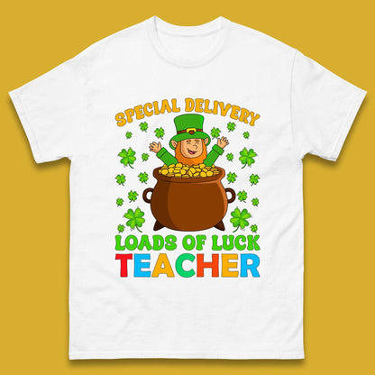 Special Delivery Loads Of Luck Teacher Mens T-Shirt