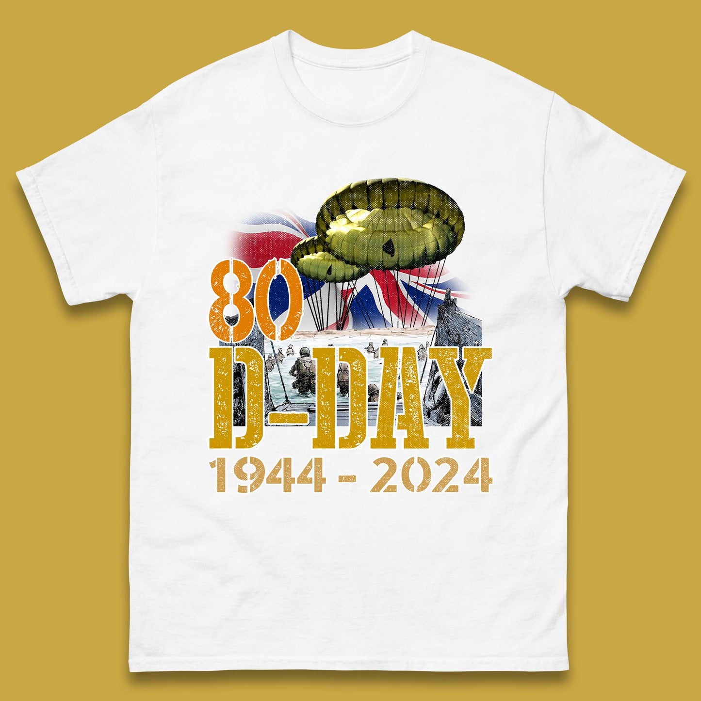 D-Day 1944-2024 Mens T-Shirt