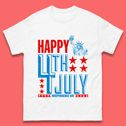 Happy 4th Of July Independence Day Statue Of Liberty Patriotic Celebration Mens Tee Top