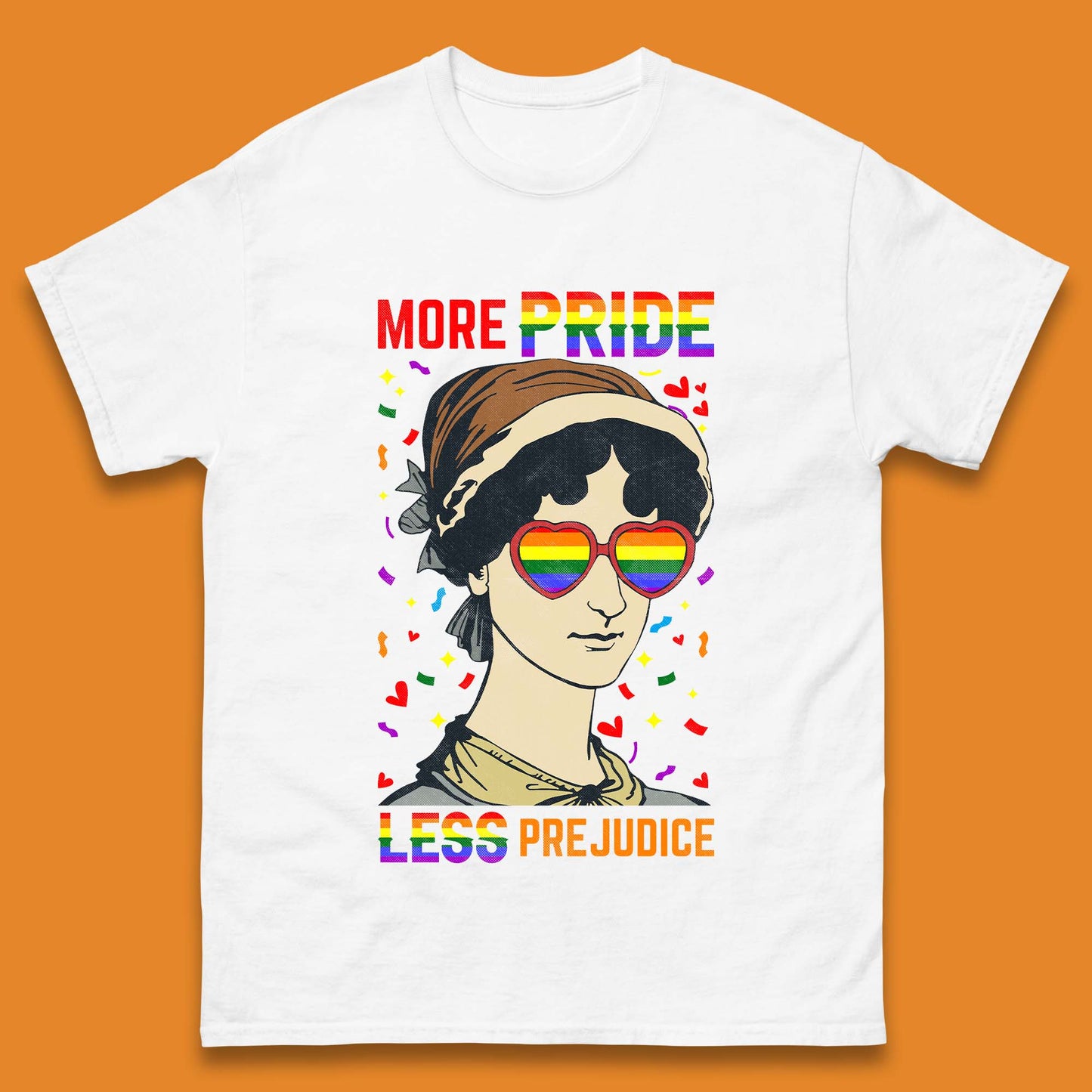 More Pride Less Prejudice Mens T-Shirt