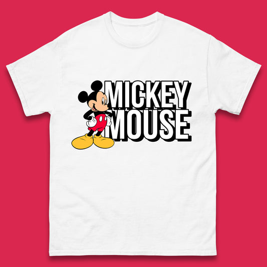 Disney Mickey Mouse Cartoon Character Disneyland Walt Disney Vacation Trip Disney World Mens Tee Top