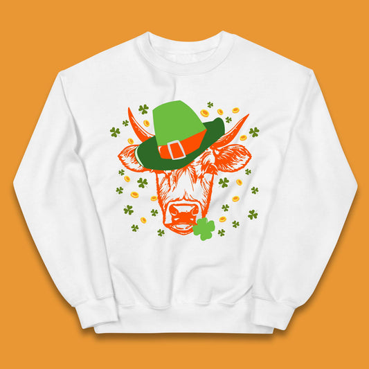 St Patrick's Cow Kids Jumper