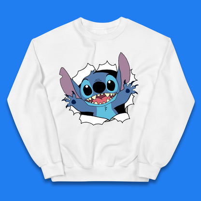 Disney Lilo And Stitch Hello Cartoon Character Ohana Stitch Lover Disneyland Vacation Trip Disney World Kids Jumper