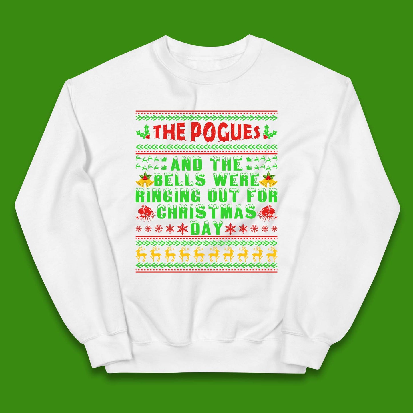 The Pogues Christmas Day Kids Jumper