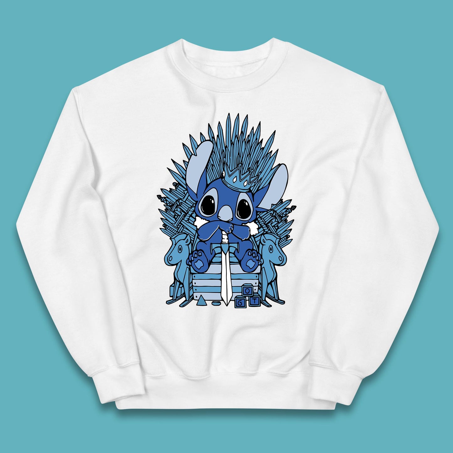 Disney Stitch Game Of Thrones Movie Parody The Throne Lilo And Stitch Kids Jumper