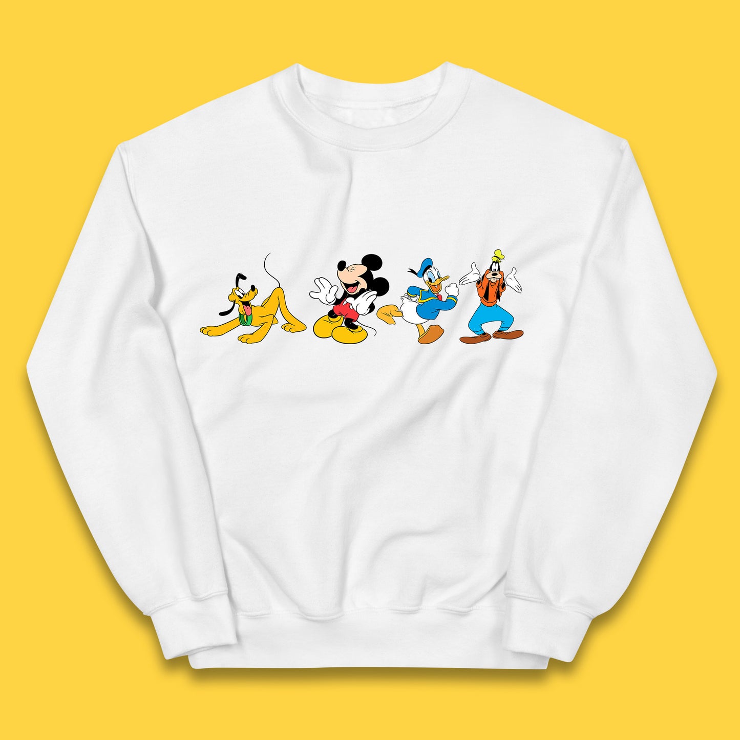 Mickey And Friends Mickey Mouse Daisy Duck Pluto Goofy Donald Duck Disney Group Disney Best Friends Kids Jumper