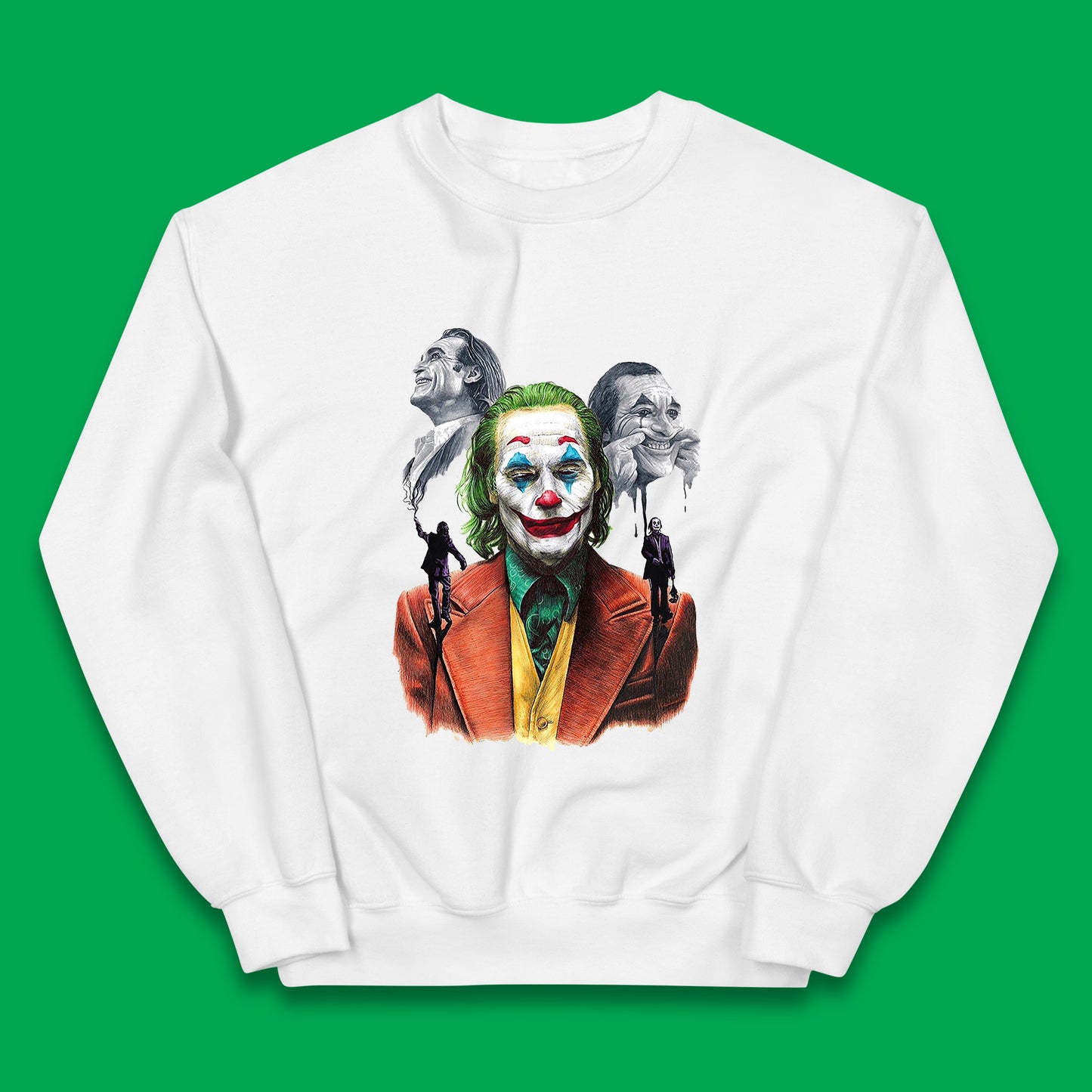 The Joker Why So Serious? Movie Villain Comic Book Character Supervillain Movie Poster Kids Jumper