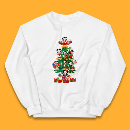 mickey mouse christmas tree sweater