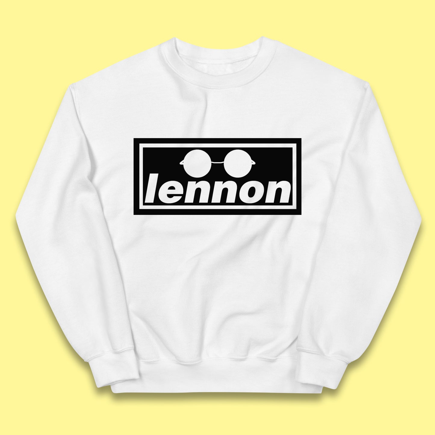 Lennon British Beatles Band John Lennon Singer Songwriter Musician Lennon Glasses Kids Jumper