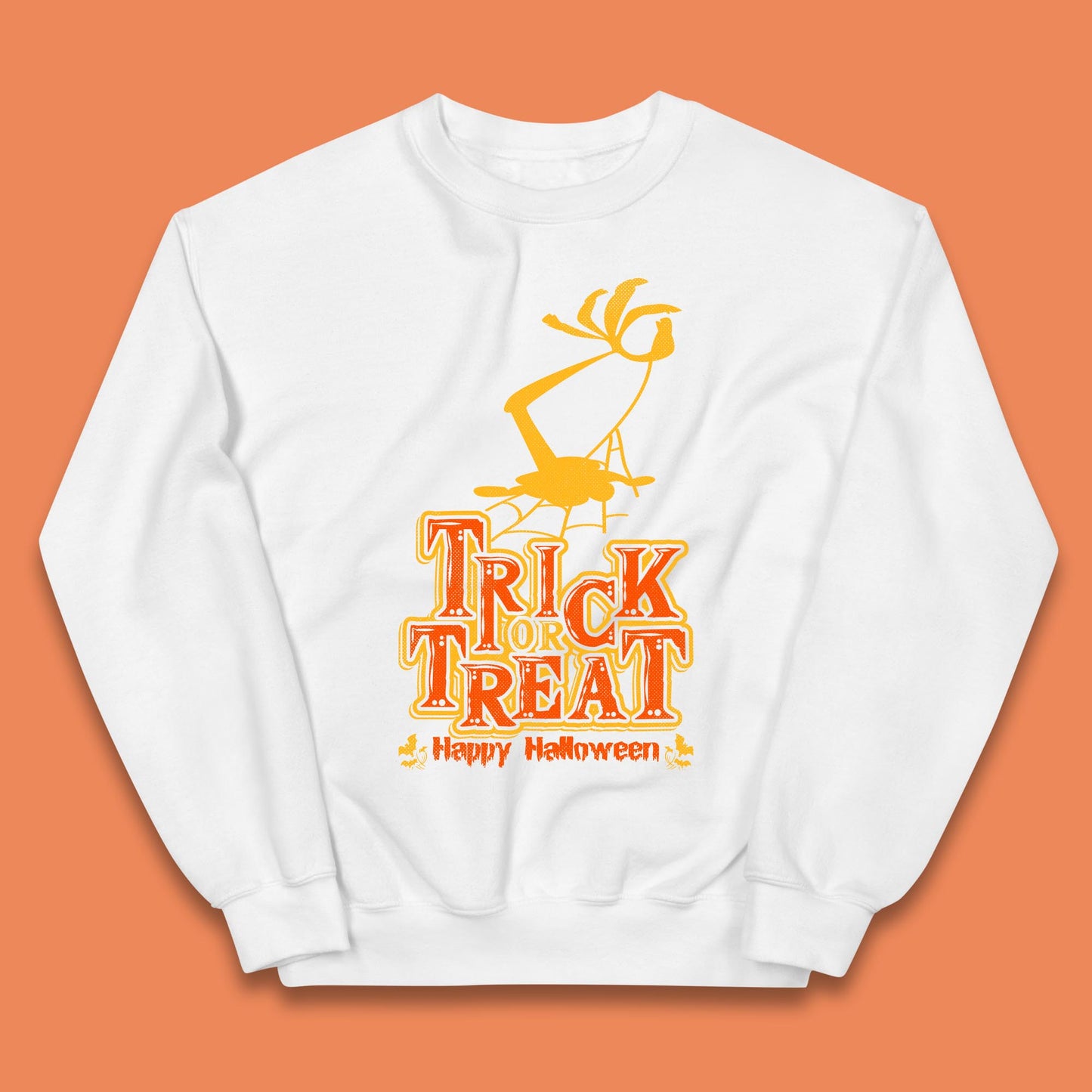 Happy Halloween Trick Or Treat Horror Scary Spooky Season Kids Jumper