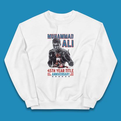 Muhammad Ali 45th Year Title Anniversary American Heavyweight Boxer World Boxing Champion Kids Jumper